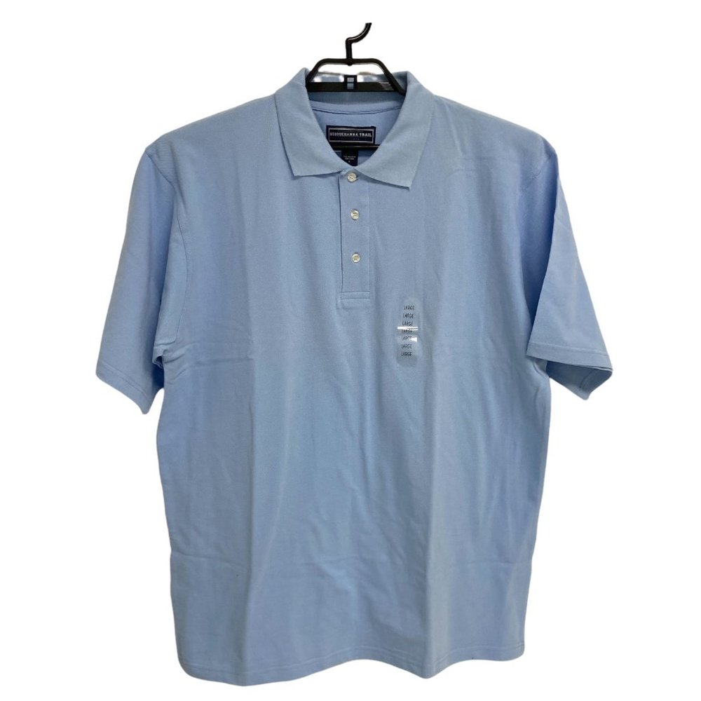 Susquehanna trail men's polo shirt  short sleeve size L